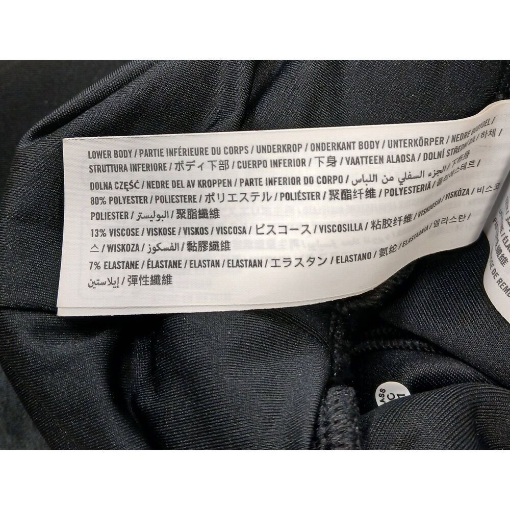 Ypb Abercrombie womens small hybrid wide leg jumpsuit black gray Activewear - Picture 6 of 6
